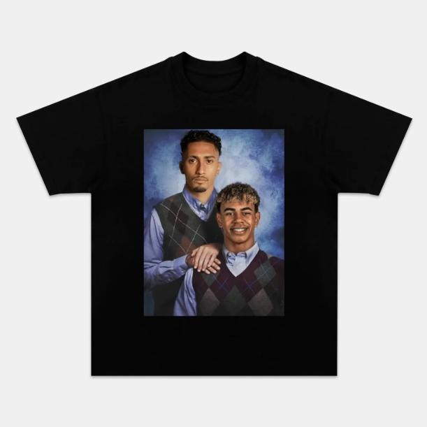 Raphinha X Yamal Step Brothers Vintage Funny Soccer - Adult & Kids T-Shirts, Sweatshirts & Hoodies apparel design preview 1