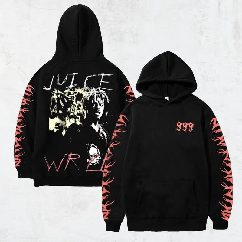 Rapper Juice Wrld 2 Sided Trending Him Her Fans V3 - Adult & Kids T-Shirts, Sweatshirts & Hoodies apparel design preview 1