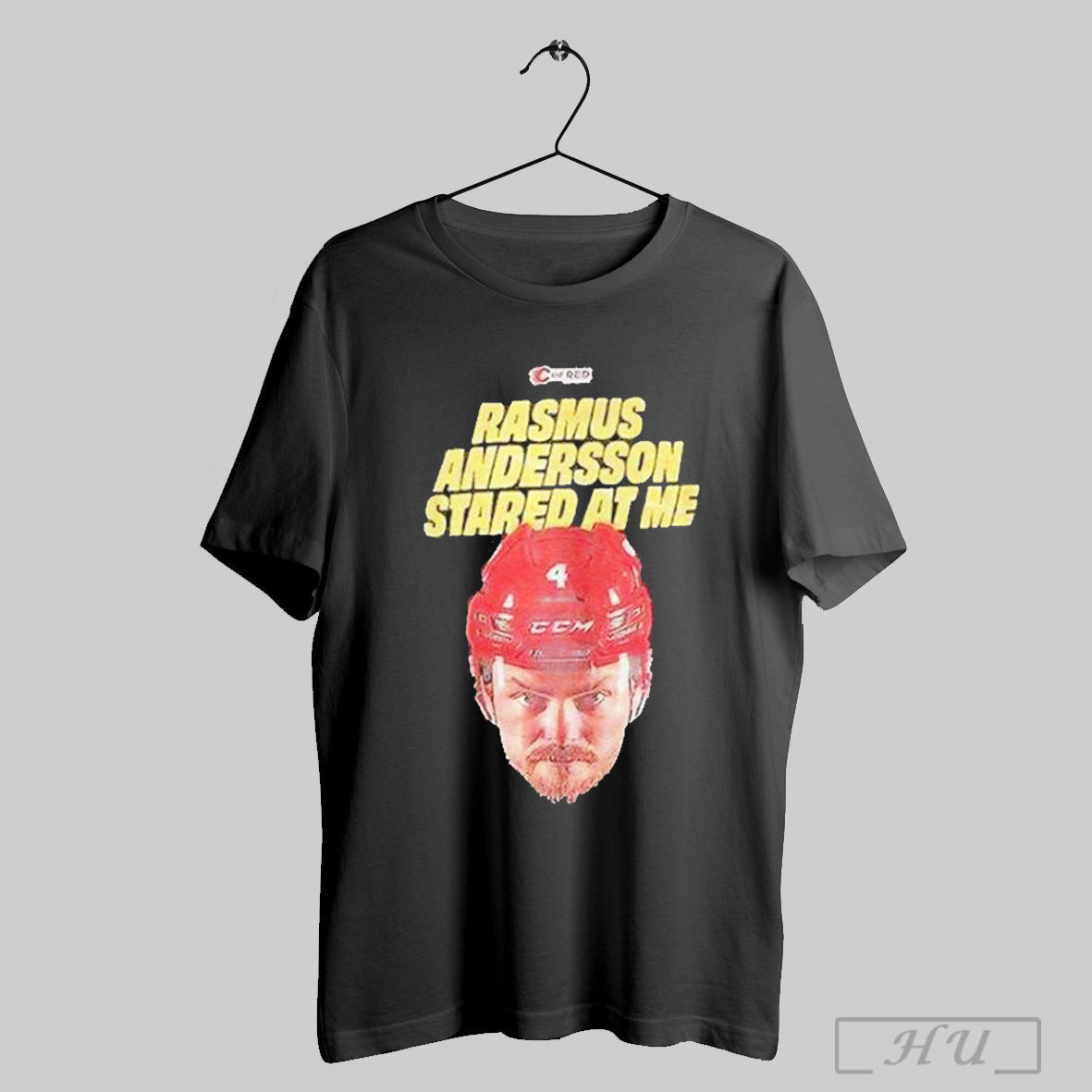Rasmus Andersson Calgary Flames Nhl Hockey Stared At - Adult & Kids T-Shirts, Sweatshirts & Hoodies apparel design preview 1