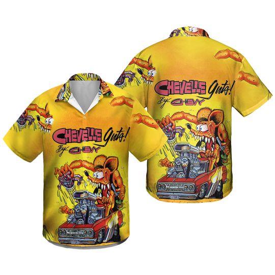 Rat fink rattail hot rod hawaiian gift for family and - Adult & Kids T-Shirts, Sweatshirts & Hoodies apparel design preview 1