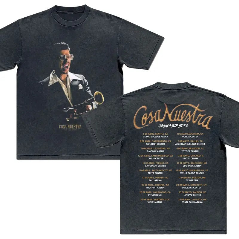 Rauw Cosa Nuestra Alejandro World Tour 2025 Rap Hip - Adult & Kids T-Shirts, Sweatshirts & Hoodies apparel design preview 1