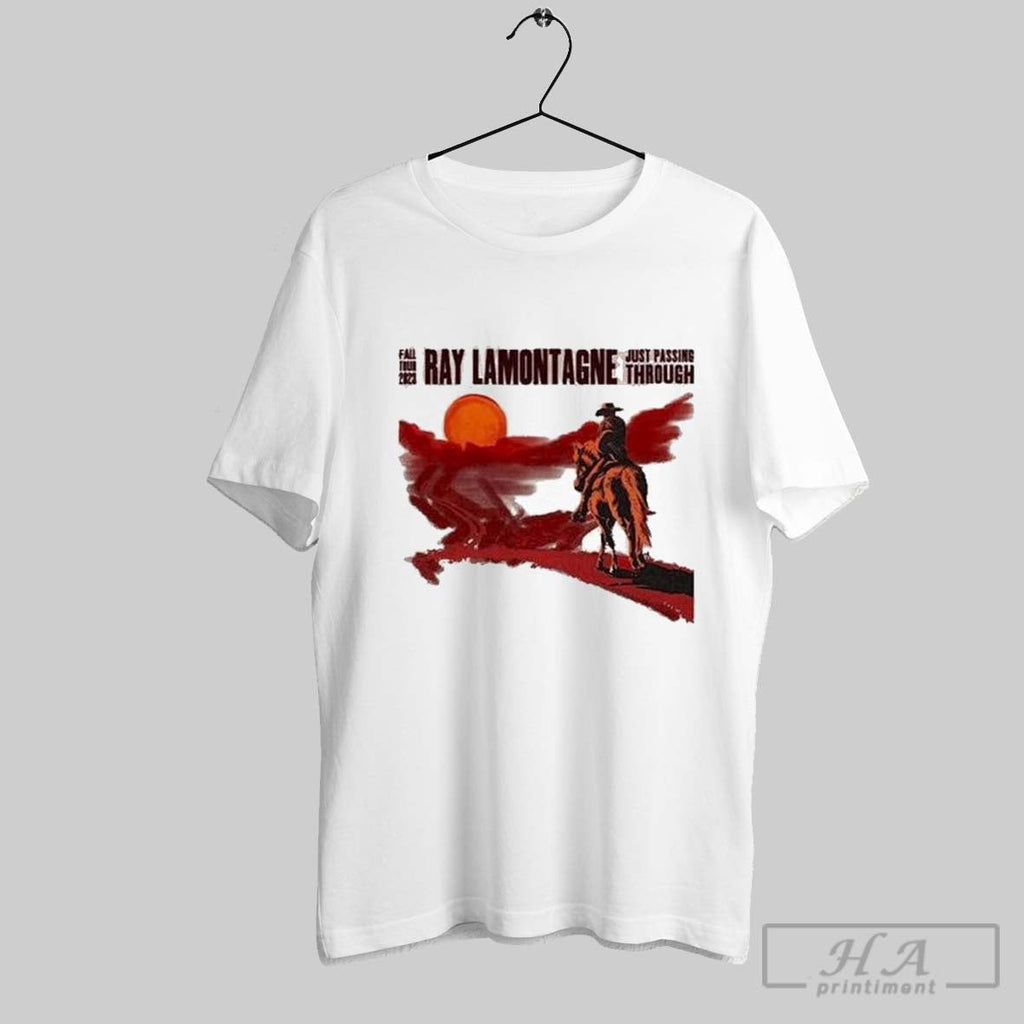 Ray Lamontagne Just Passing Through 2023 Tour - Adult & Kids T-Shirts, Sweatshirts & Hoodies apparel design preview 1
