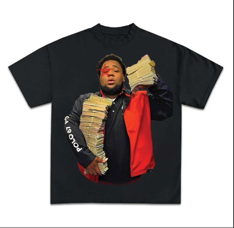 Rd Wave Moneyy Red Super Star Rap Top Streetwear - Adult & Kids T-Shirts, Sweatshirts & Hoodies apparel design preview 1