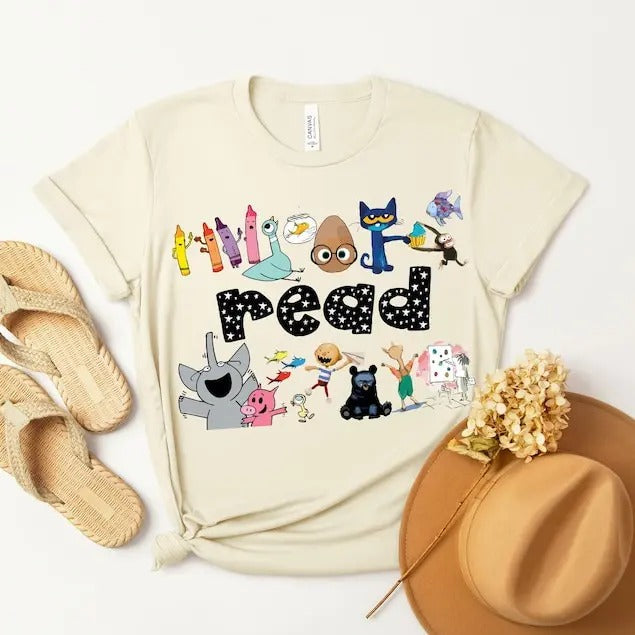 Read Children'S Books Teacher Life Kindergarten - Adult & Kids T-Shirts, Sweatshirts & Hoodies apparel design preview 1