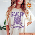 Read Em Cowgirl Western Country Girl Cowboy Romance - Adult & Kids T-Shirts, Sweatshirts & Hoodies apparel design preview 1