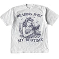 Reading Past My Bedtime Retro Funny Book Lovers Mom - Adult & Kids T-Shirts, Sweatshirts & Hoodies apparel design preview 1