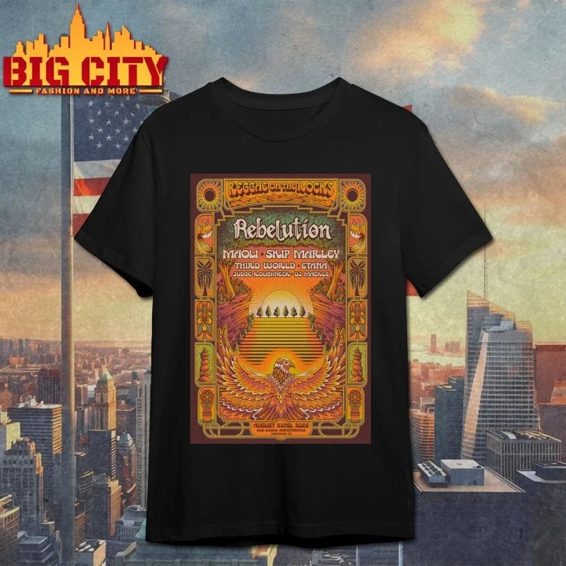 Rebelution 8.22.2026 Red Rocks Amphitheatre Poster - Adult & Kids T-Shirts, Sweatshirts & Hoodies apparel design preview 1