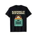 [Record Player Print Cotton Casual Short Sleeve Crew - Adult & Kids T-Shirts, Sweatshirts & Hoodies apparel design preview 1