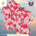 MLB Phillies Hawaiian Red White Monochrome Floral - Adult & Kids T-Shirts, Sweatshirts & Hoodies apparel design preview 1