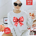 Red Heart Bow - Adult & Kids T-Shirts, Sweatshirts & Hoodies apparel design preview 1