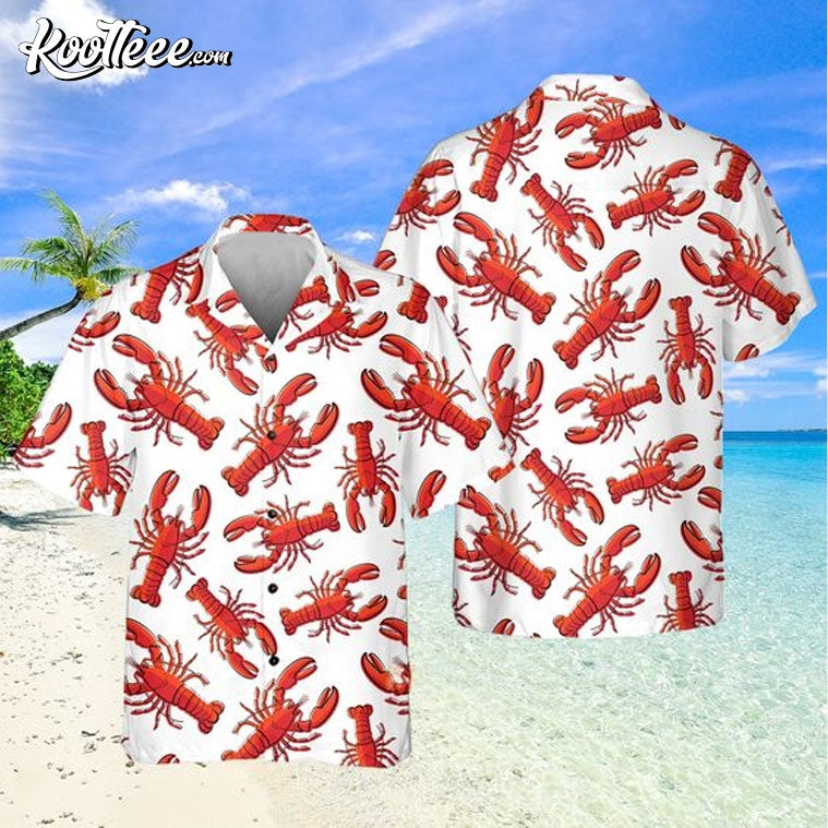 Red Lobster Crawfish Lover Gift Hawaiian - Adult & Kids T-Shirts, Sweatshirts & Hoodies apparel design preview 1
