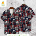 Boston Red Sox Hawaiian Tiki Luau Party Baseball - Adult & Kids T-Shirts, Sweatshirts & Hoodies apparel design preview 1