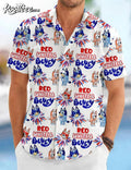 Red White And Bluey Fireworks Independence Day - Adult & Kids T-Shirts, Sweatshirts & Hoodies apparel design preview 1
