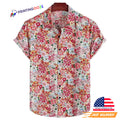 Red Wild Floral Printed, Hawaiian - Adult & Kids T-Shirts, Sweatshirts & Hoodies apparel design preview 1