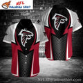 Red Zone Ready Atlanta Falcons Bold Stripe Tropical - Adult & Kids T-Shirts, Sweatshirts & Hoodies apparel design preview 1
