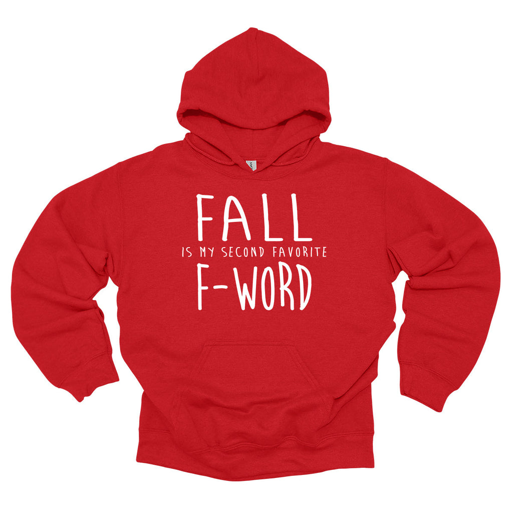 Fall is My Second Fave F Word - Adult & Kids T-Shirts, Sweatshirts & Hoodies apparel design preview 1