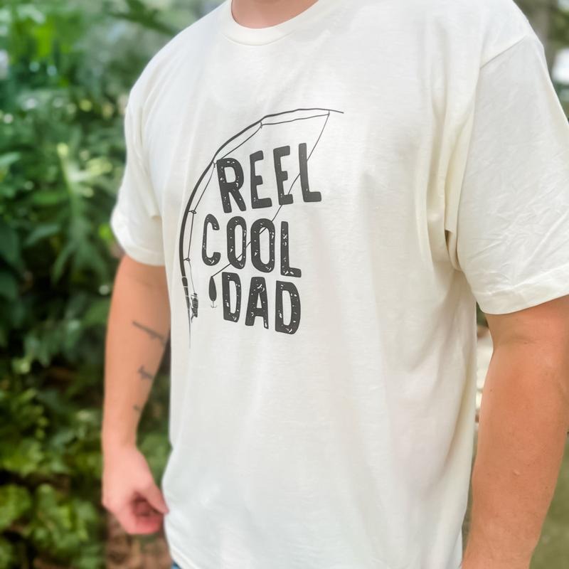 Reel Cool Dad Teestyle{N002}2 - Adult & Kids T-Shirts, Sweatshirts & Hoodies apparel design preview 1
