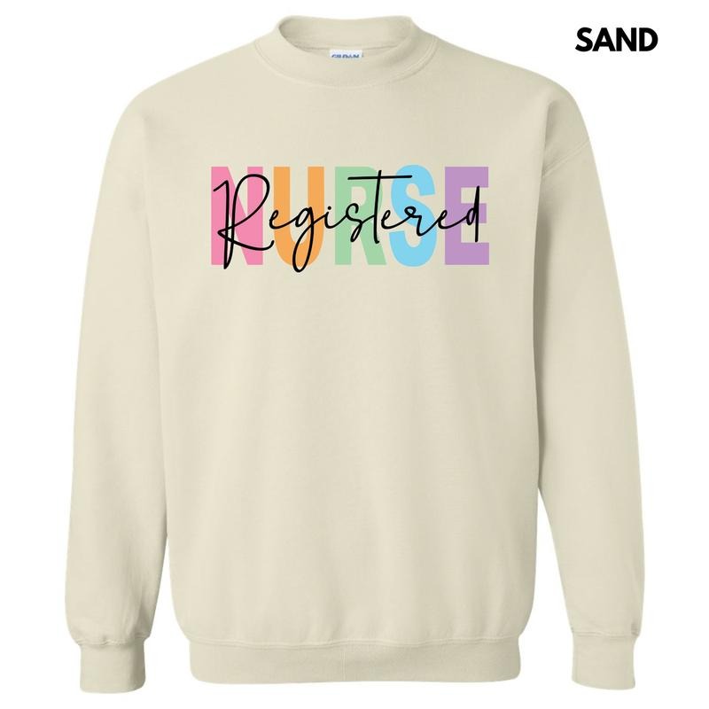 Registered Nurse Colorful 'NLB' - Adult & Kids T-Shirts, Sweatshirts & Hoodies apparel design preview 1