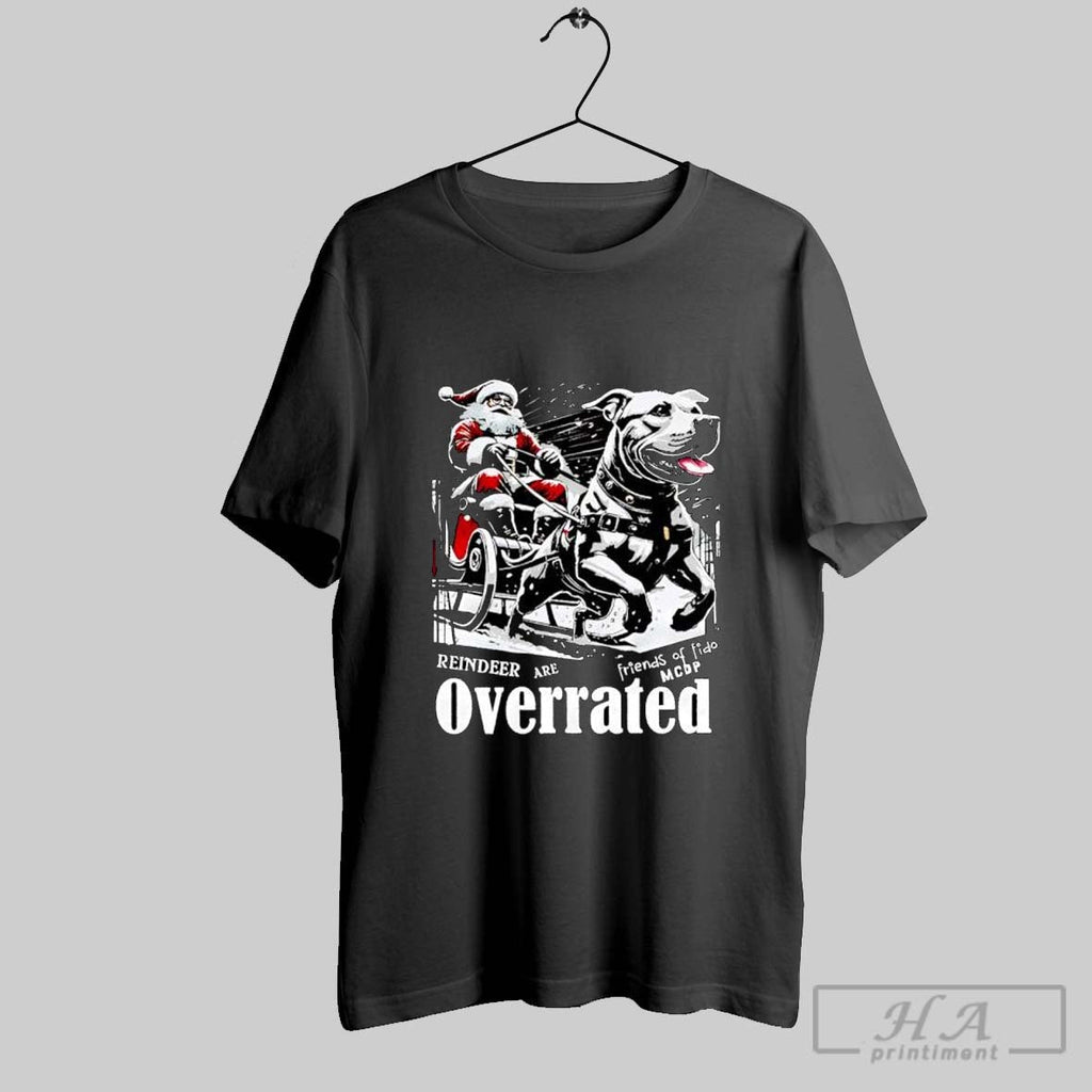 Reindeer Are Overrated Christmas Sweater And V Neck - Adult & Kids T-Shirts, Sweatshirts & Hoodies apparel design preview 1