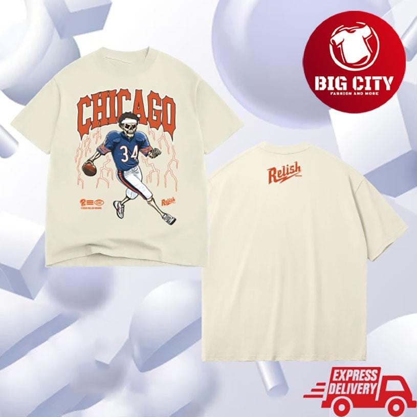 Relish Brand 2025 Chicago Legacy Football Two Sided - Adult & Kids T-Shirts, Sweatshirts & Hoodies apparel design preview 1