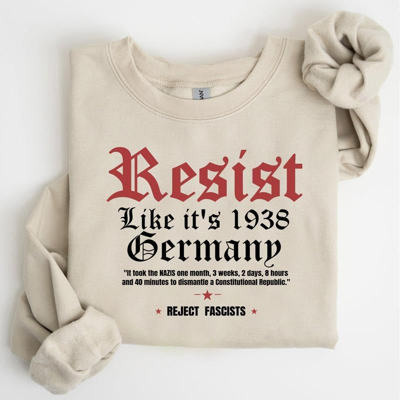 Resist Feminist Strong Equality Abortion Rights - Adult & Kids T-Shirts, Sweatshirts & Hoodies apparel design preview 1