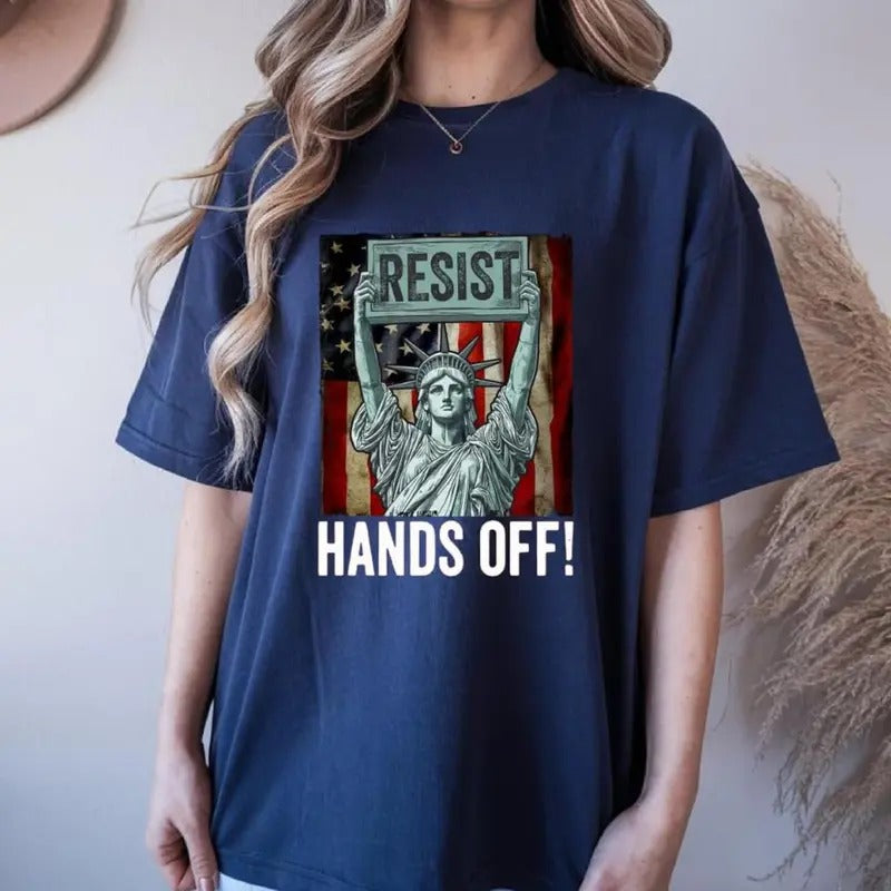 Resist Hands Off - Adult & Kids T-Shirts, Sweatshirts & Hoodies apparel design preview 1