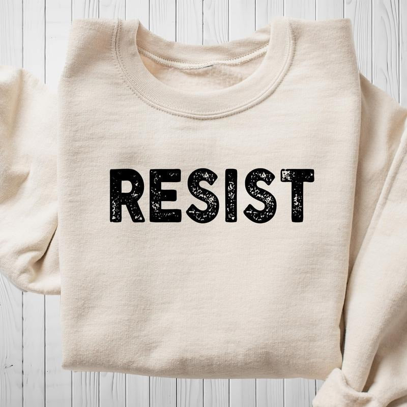 Resist Protester Social Activism Racial Equality - Adult & Kids T-Shirts, Sweatshirts & Hoodies apparel design preview 1