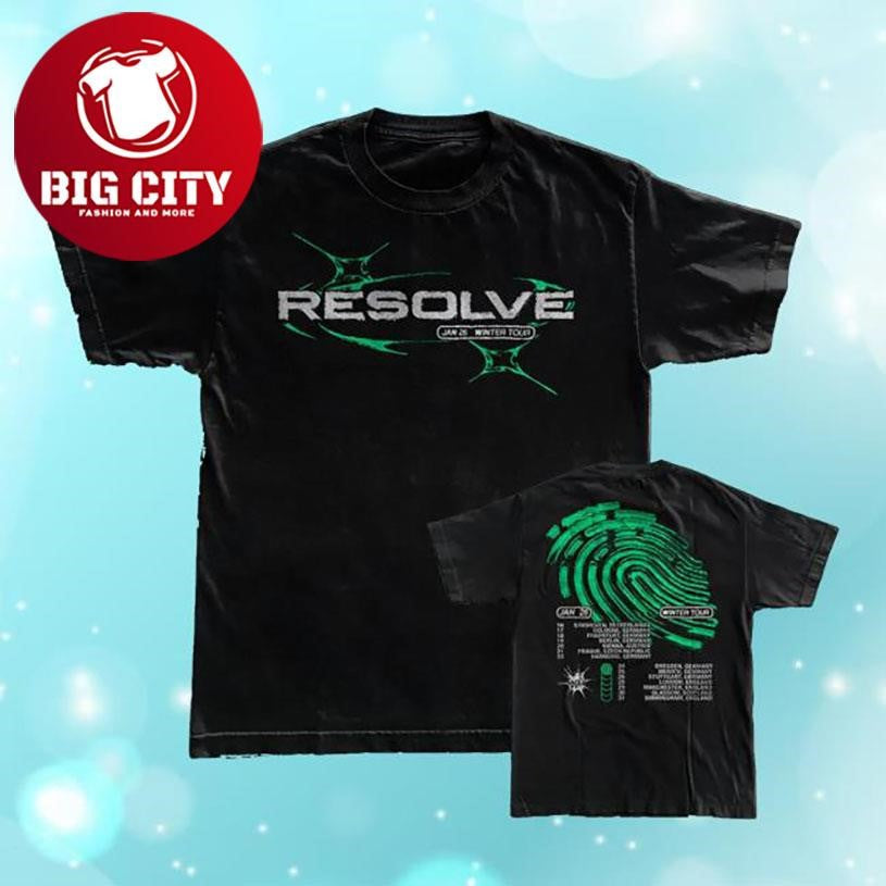 Resolve Official Tour Winter 2026 Two Sided - Adult & Kids T-Shirts, Sweatshirts & Hoodies apparel design preview 1