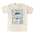 Respect Ocean 90s Tattoo Sea Animal Retro Nature - Adult & Kids T-Shirts, Sweatshirts & Hoodies apparel design preview 1