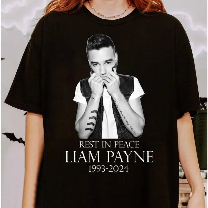 Ret Peace Liam Payne 1993 2024 Vintage Retro Thirt - Adult & Kids T-Shirts, Sweatshirts & Hoodies apparel design preview 1
