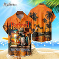 Retired But Not Expired Parrot On Sunset Beach - Adult & Kids T-Shirts, Sweatshirts & Hoodies apparel design preview 1
