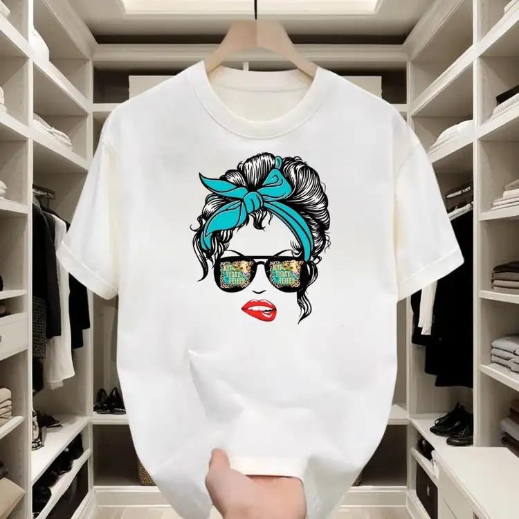 Retro Chic Cotton Female Casual Outings - Adult & Kids T-Shirts, Sweatshirts & Hoodies apparel design preview 1