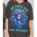 Retro 90'S Female Gaze Petrify Patriarchy Feminist - Adult & Kids T-Shirts, Sweatshirts & Hoodies apparel design preview 1