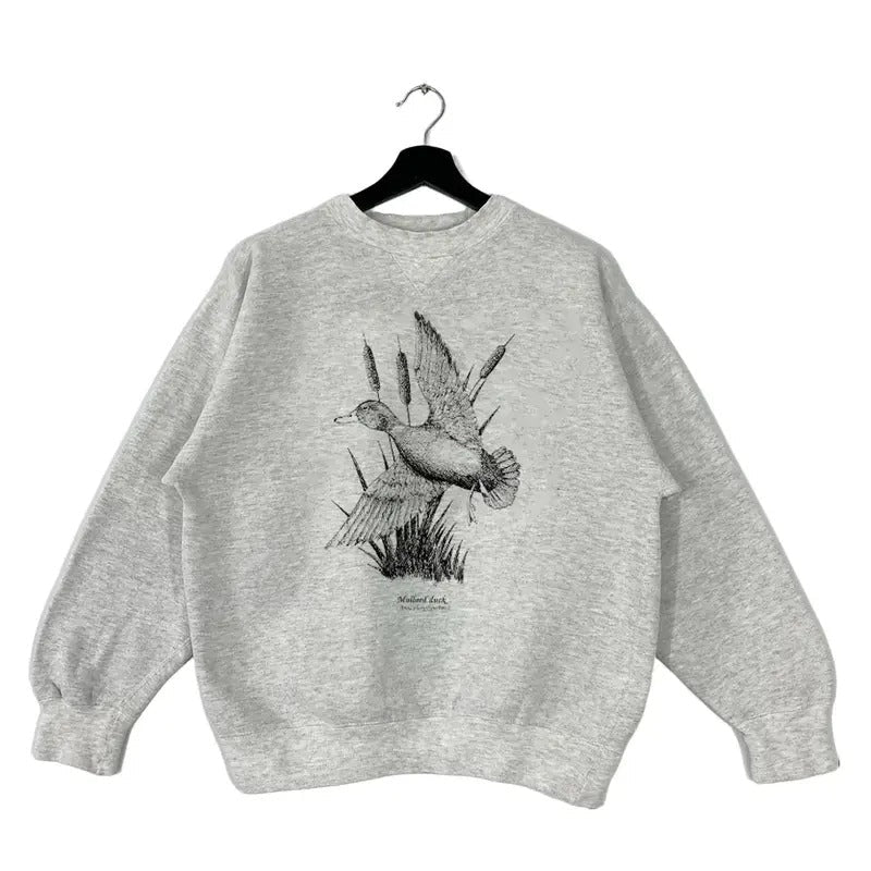 Retro 90s Mallard Duck National Wildlife Hunting - Adult & Kids T-Shirts, Sweatshirts & Hoodies apparel design preview 1
