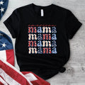 Retro American Mama Mother Independence Day Freedom - Adult & Kids T-Shirts, Sweatshirts & Hoodies apparel design preview 1