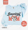 Retro Baseball Mom Comfort Colors Cute - Adult & Kids T-Shirts, Sweatshirts & Hoodies apparel design preview 1