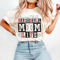 Retro Baseball Mom Glitter Life Sublimation Mama - Adult & Kids T-Shirts, Sweatshirts & Hoodies apparel design preview 1
