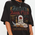 Retro Belle'S Book Club Tale As Old Time Beauty Beast - Adult & Kids T-Shirts, Sweatshirts & Hoodies apparel design preview 1