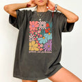 Retro Boho Flowers Christian Growth Not Perfection - Adult & Kids T-Shirts, Sweatshirts & Hoodies apparel design preview 1