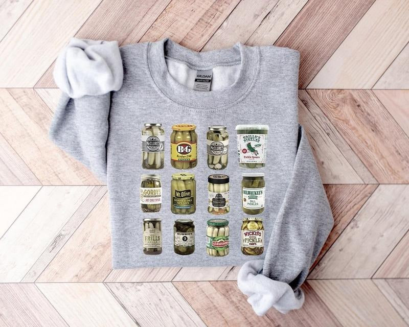 Retro Canned Pickles Pickle Lovers Canning - Adult & Kids T-Shirts, Sweatshirts & Hoodies apparel design preview 1