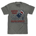 Retro Catch That Pepsi Spirit Soda Logo Graphite - Adult & Kids T-Shirts, Sweatshirts & Hoodies apparel design preview 1