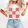 Retro Checkered Baseball Coquette Game Day Mom Bow - Adult & Kids T-Shirts, Sweatshirts & Hoodies apparel design preview 1