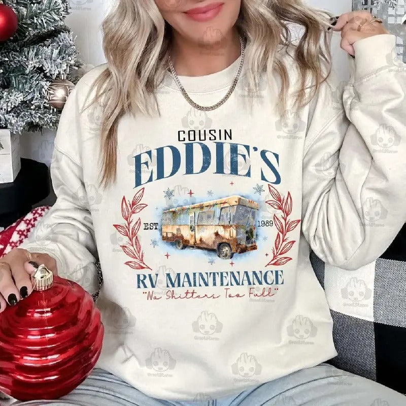 Retro Cousin Movie Vacation Eddie National Lampoom - Adult & Kids T-Shirts, Sweatshirts & Hoodies apparel design preview 1