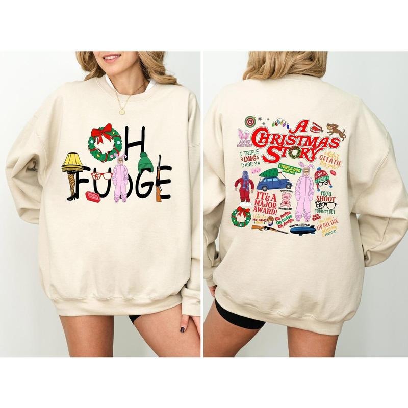 Retro Movie Story Funny Merry Xmas - Adult & Kids T-Shirts, Sweatshirts & Hoodies apparel design preview 1