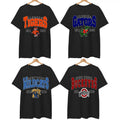 Retro College All Team Black Classic University - Adult & Kids T-Shirts, Sweatshirts & Hoodies apparel design preview 1