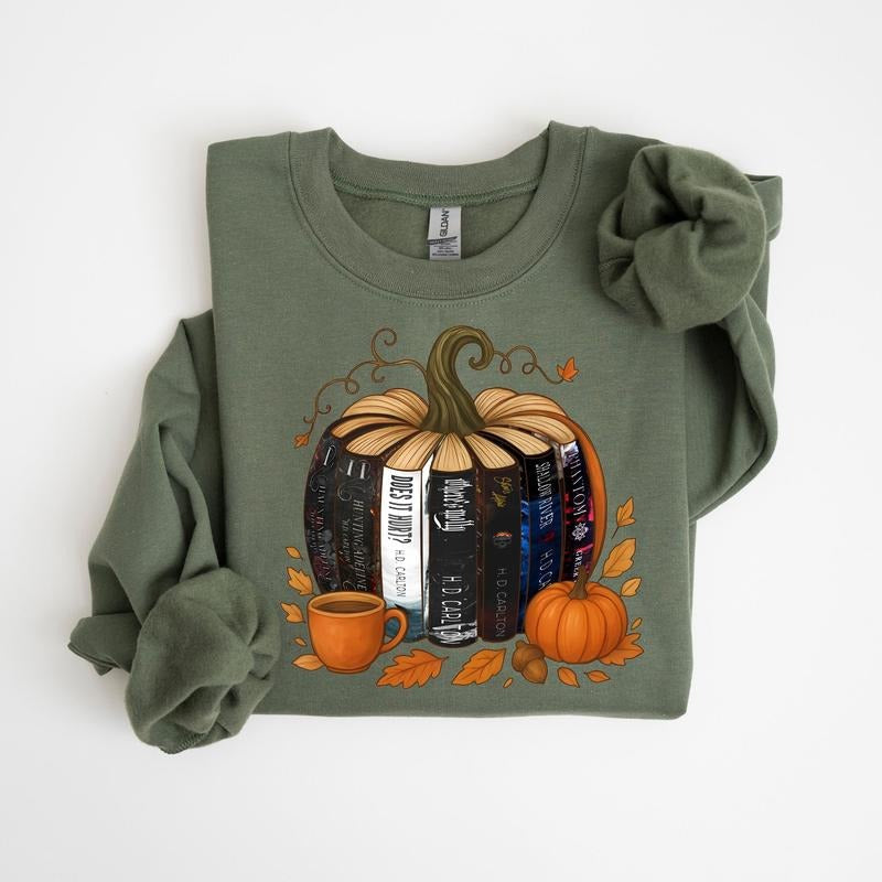 Retro Cozy Season H.D Carlton Book Haunting Adeline - Adult & Kids T-Shirts, Sweatshirts & Hoodies apparel design preview 1