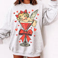Retro Cupid Coquette Bow Valentine Her Valentines - Adult & Kids T-Shirts, Sweatshirts & Hoodies apparel design preview 1