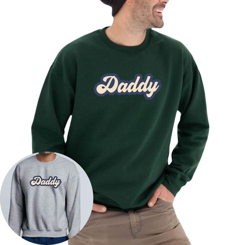 Retro Daddy Dad - Adult & Kids T-Shirts, Sweatshirts & Hoodies apparel design preview 1