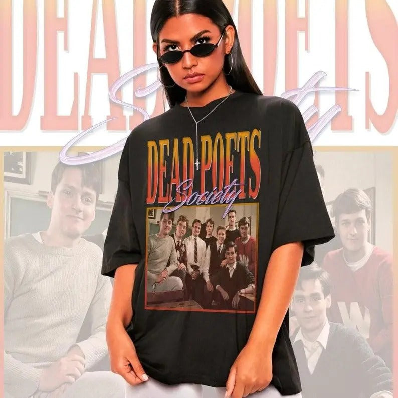 Retro Dead Poets Society Welton Academia Dark Light - Adult & Kids T-Shirts, Sweatshirts & Hoodies apparel design preview 1