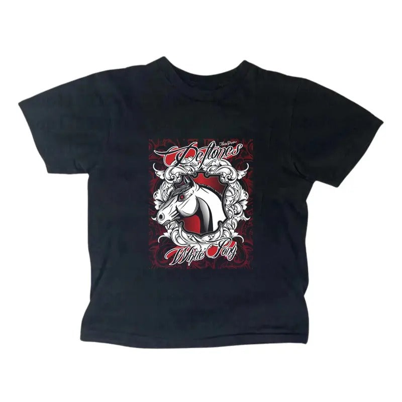 Retro Deftones Horse Baby Y2k Top Streetwear Gothic - Adult & Kids T-Shirts, Sweatshirts & Hoodies apparel design preview 1
